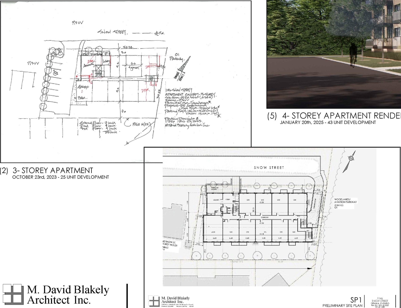 Construction site plan for project from page 20 of the file '2025-03-07 - Design Brief - D07-12-25-0028'