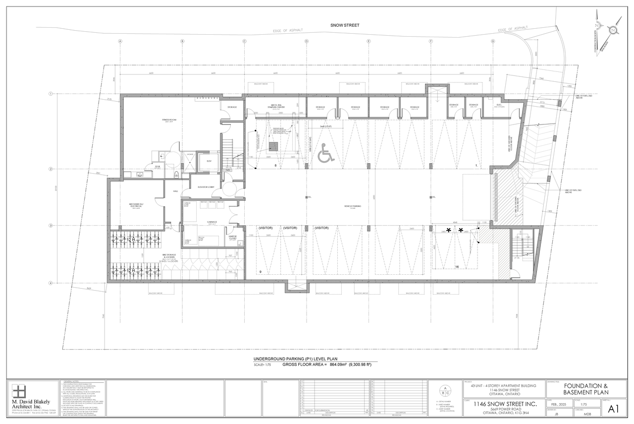 Floor plan for project from page 1 of the file '2025-03-07 - Floor Plans 1 to 5 - D07-12-25-0028'
