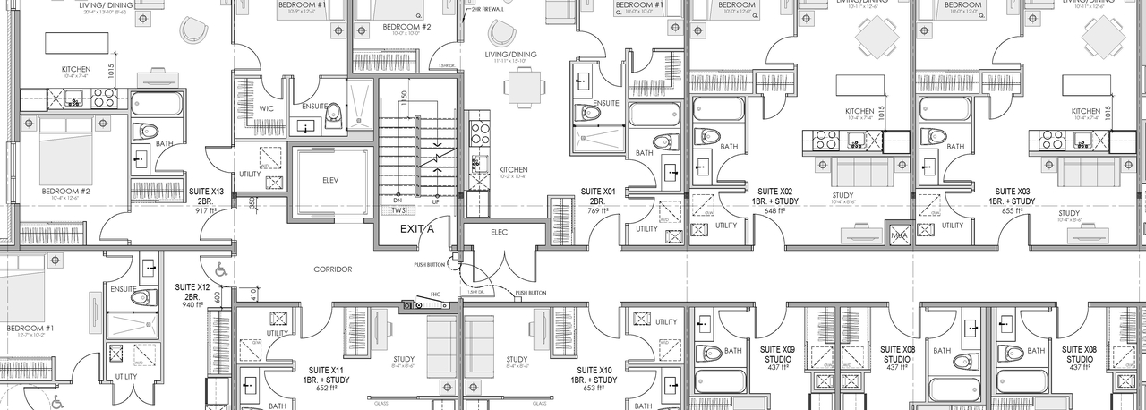 Floor plan for project from page 3 of the file '2025-03-07 - Floor Plans 1 to 5 - D07-12-25-0028'