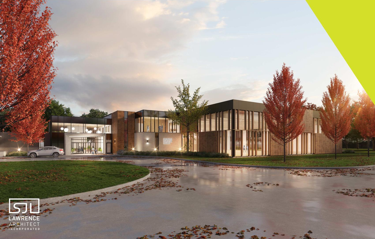 Rendering of building from page 1 of the file '2025-03-13 - Urban Design Brief - D07-12-25-0033'