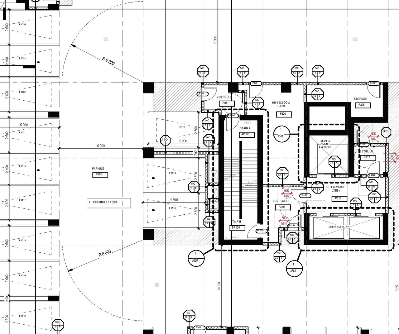 Construction site plan for project from page 46 of the file '2025-08-05 - UDRP Report - D07-12-25-0038'