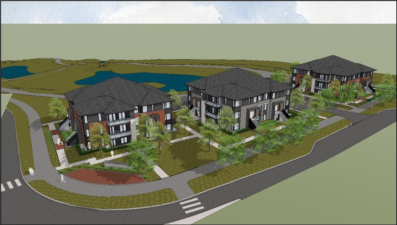 Rendering of building from page 13 of the file '2025-03-27 - Urban Design Brief - D07-12-25-0039'