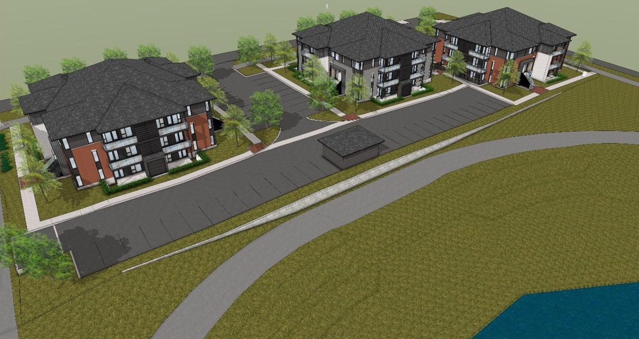 Rendering of building from page 14 of the file '2025-03-27 - Urban Design Brief - D07-12-25-0039'