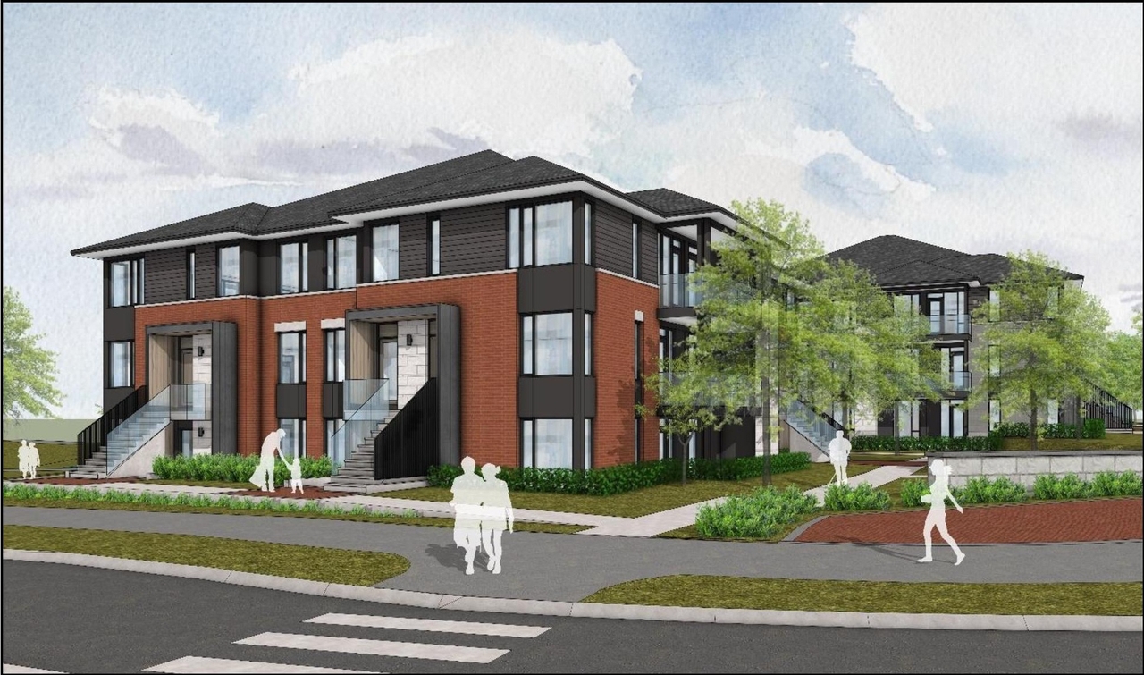 Rendering of building from page 15 of the file '2025-03-27 - Urban Design Brief - D07-12-25-0039'