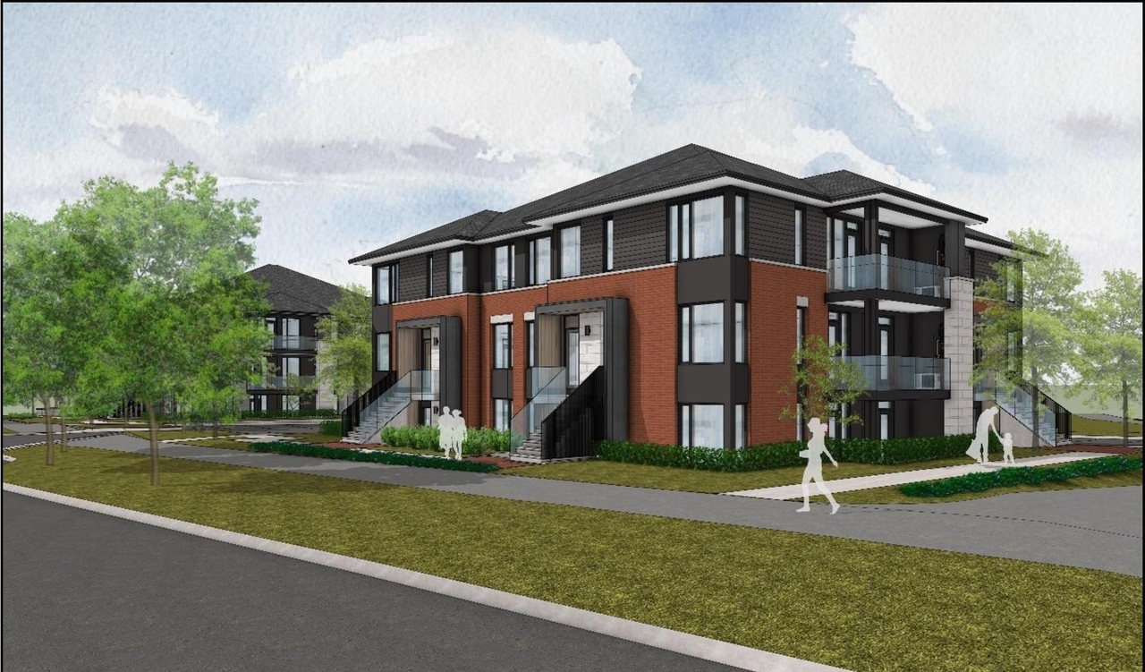 Rendering of building from page 15 of the file '2025-03-27 - Urban Design Brief - D07-12-25-0039'