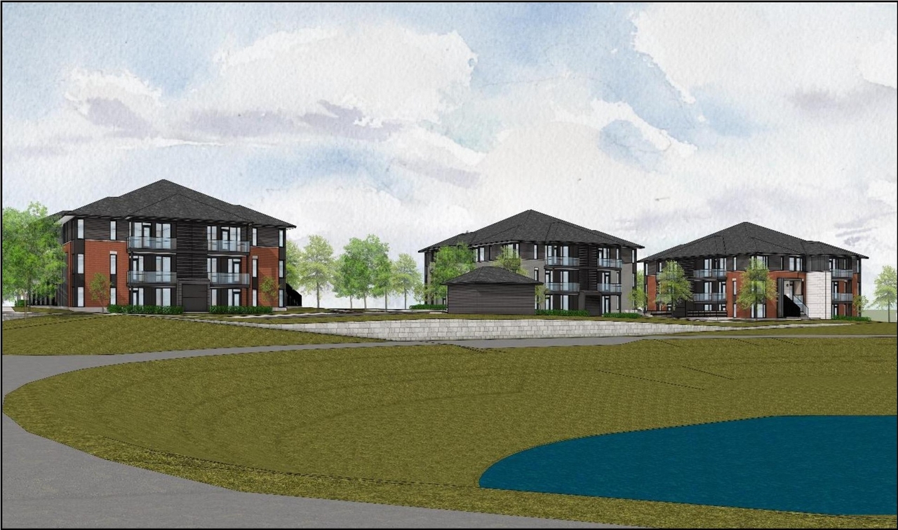 Rendering of building from page 17 of the file '2025-03-27 - Urban Design Brief - D07-12-25-0039'