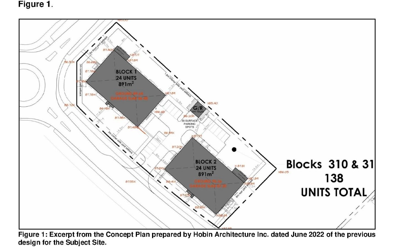 Construction site plan for project from page 5 of the file '2025-03-27 - Urban Design Brief - D07-12-25-0039'