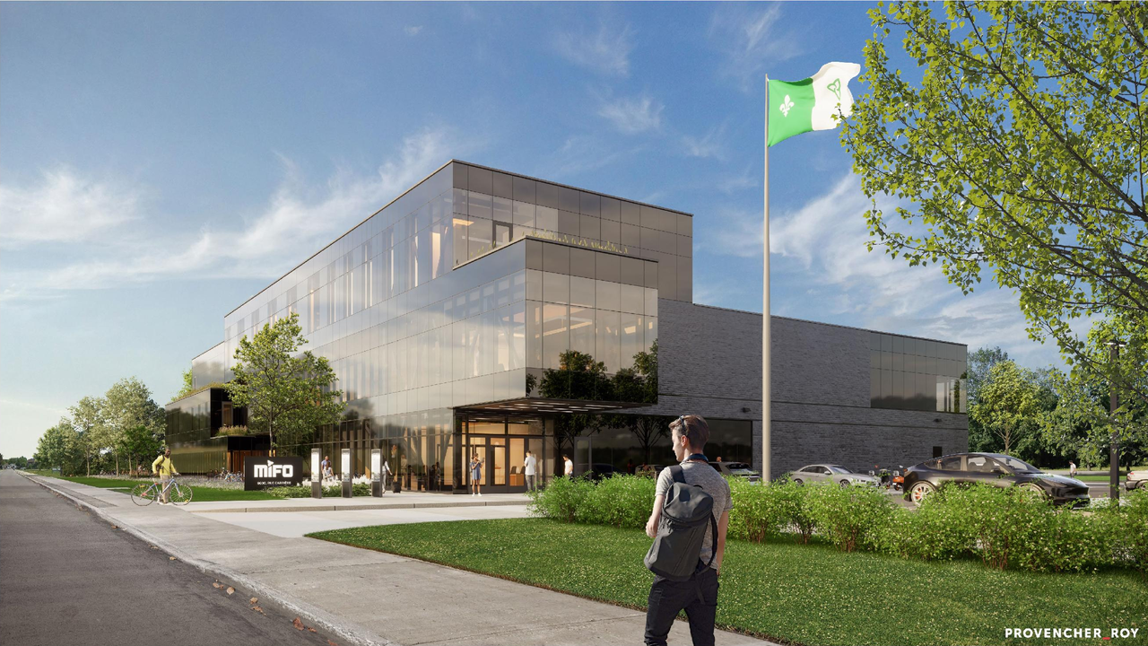 Rendering of building from page 13 of the file '2025-03-28 - Design Brief - D07-12-25-0040'