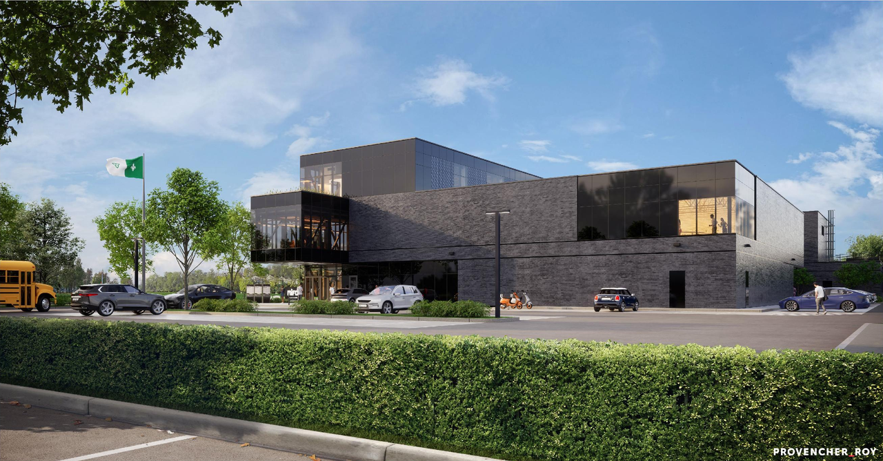 Rendering of building from page 15 of the file '2025-03-28 - Design Brief - D07-12-25-0040'