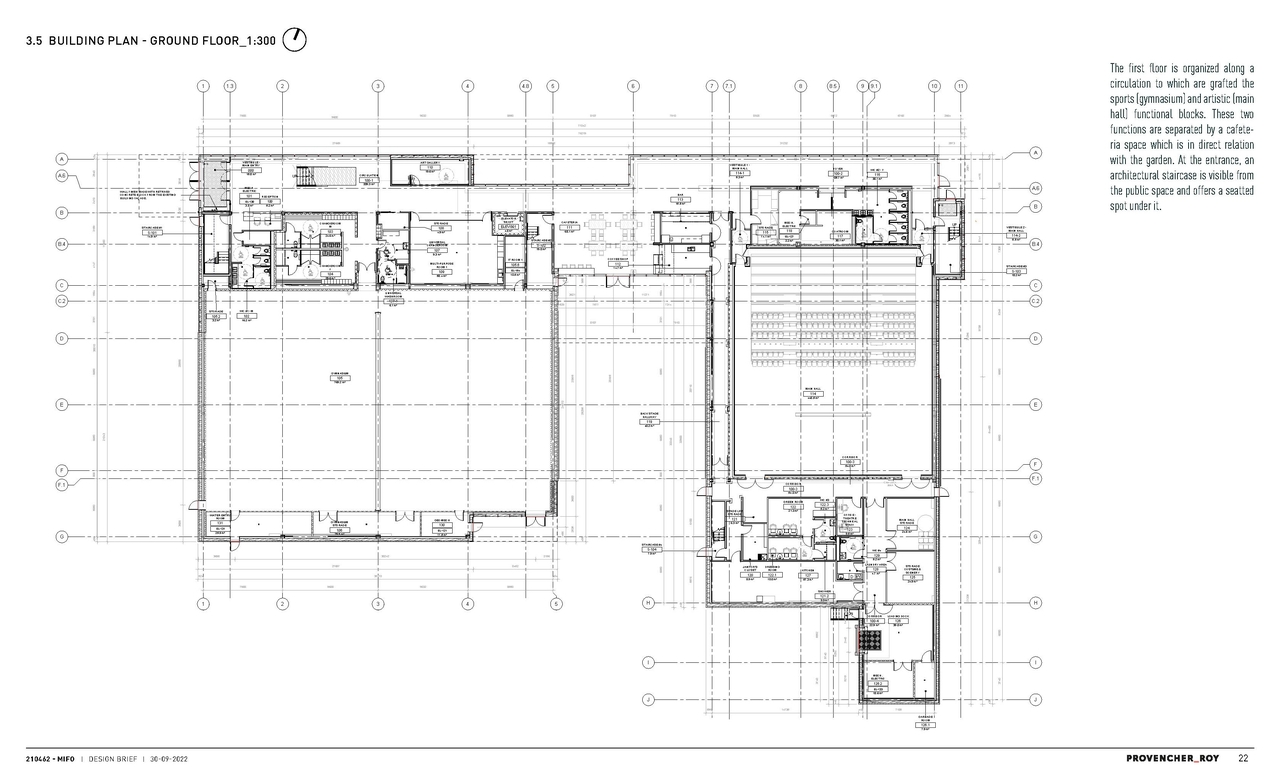 Floor plan for project from page 22 of the file '2025-03-28 - Design Brief - D07-12-25-0040'