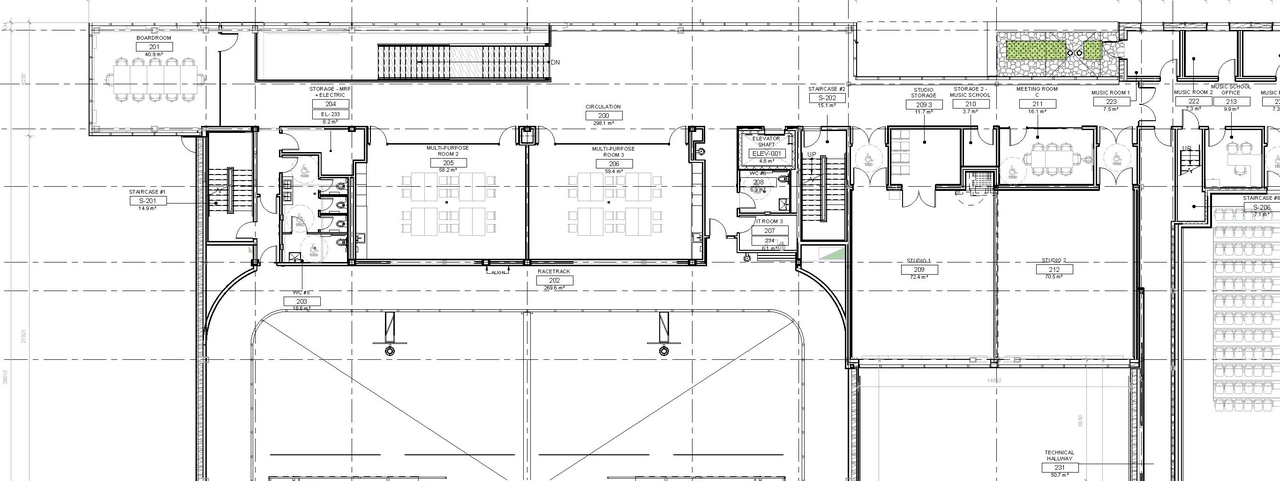 Floor plan for project from page 23 of the file '2025-03-28 - Design Brief - D07-12-25-0040'