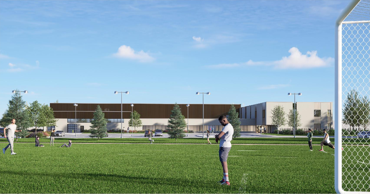 Rendering of building from page 19 of the file '2025-06-20 - Urban Design Brief - D07-12-25-0045'