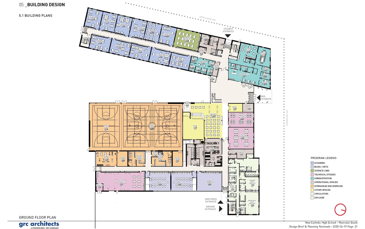 Floor plan for project from page 21 of the file '2025-06-20 - Urban Design Brief - D07-12-25-0045'