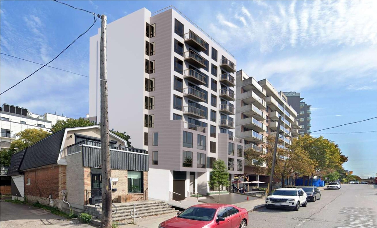 Rendering of building from page 22 of the file '2026-01-08 - Design Brief - D02-02-25-0026 & D07-12-25-0053'