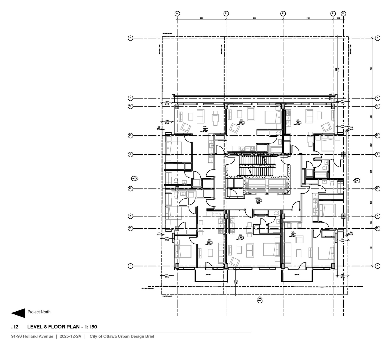 Floor plan for project from page 43 of the file '2026-01-08 - Design Brief - D02-02-25-0026 & D07-12-25-0053'