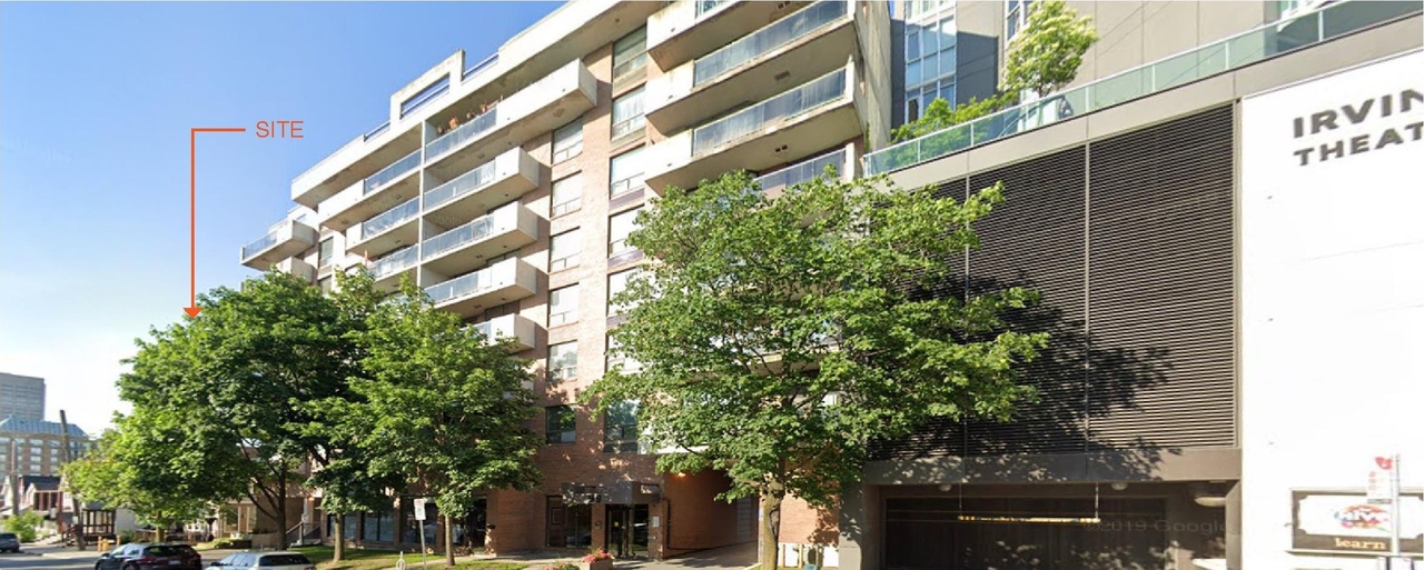 Rendering of building from page 10 of the file '2025-04-24 - Design Brief - D07-12-25-0053'