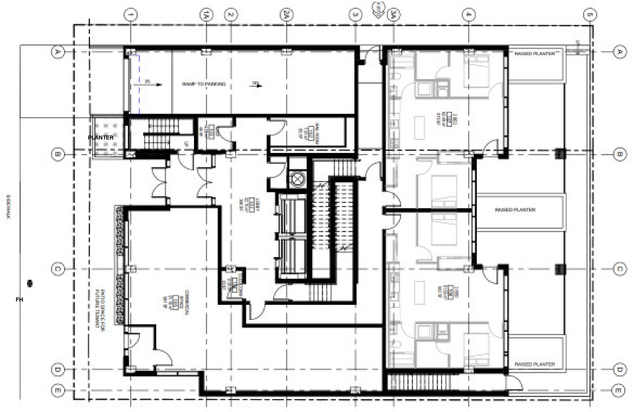 Floor plan for project from page 33 of the file '2025-04-24 - Design Brief - D07-12-25-0053'