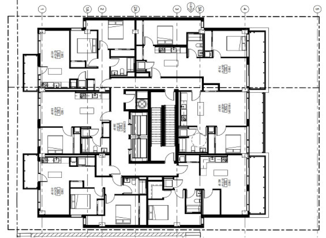 Floor plan for project from page 37 of the file '2025-04-24 - Design Brief - D07-12-25-0053'