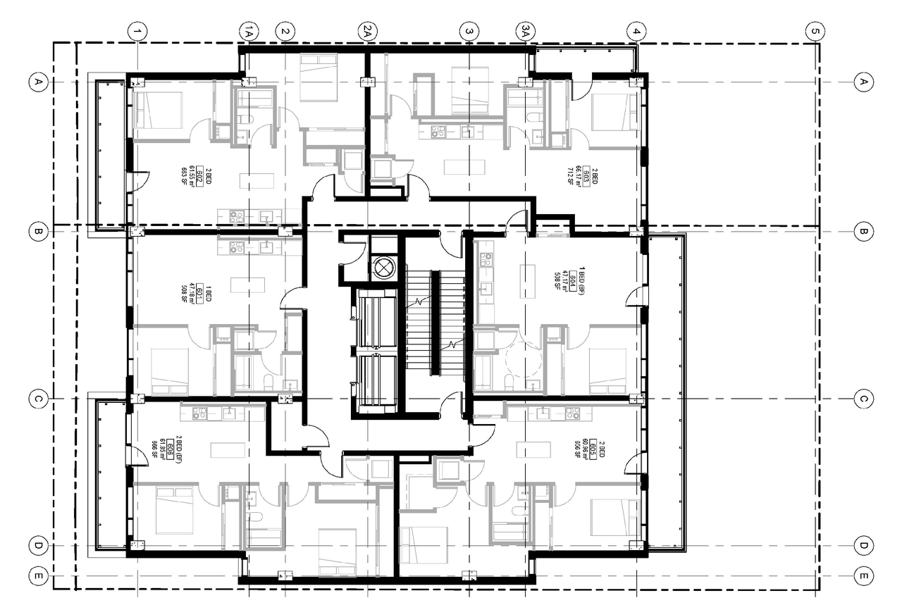 Floor plan for project from page 38 of the file '2025-04-24 - Design Brief - D07-12-25-0053'