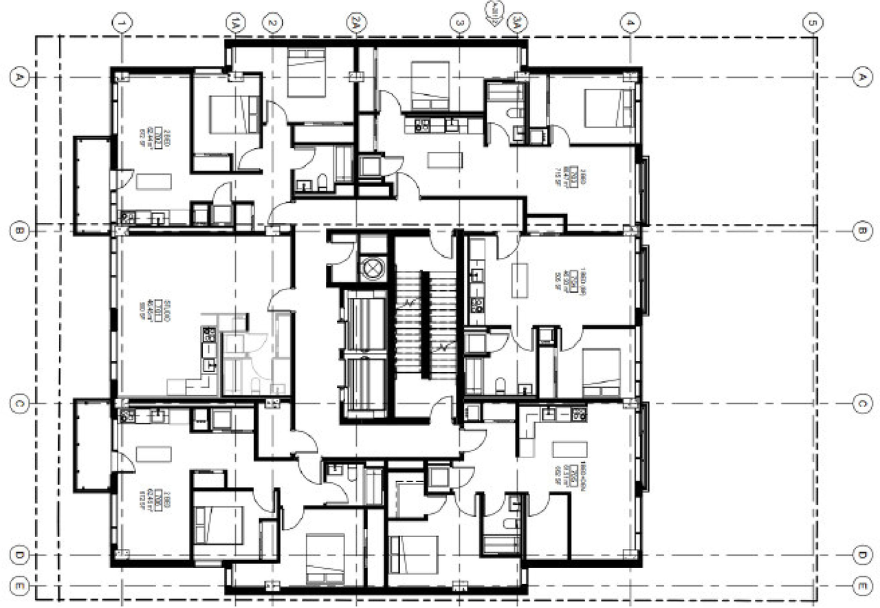 Floor plan for project from page 39 of the file '2025-04-24 - Design Brief - D07-12-25-0053'