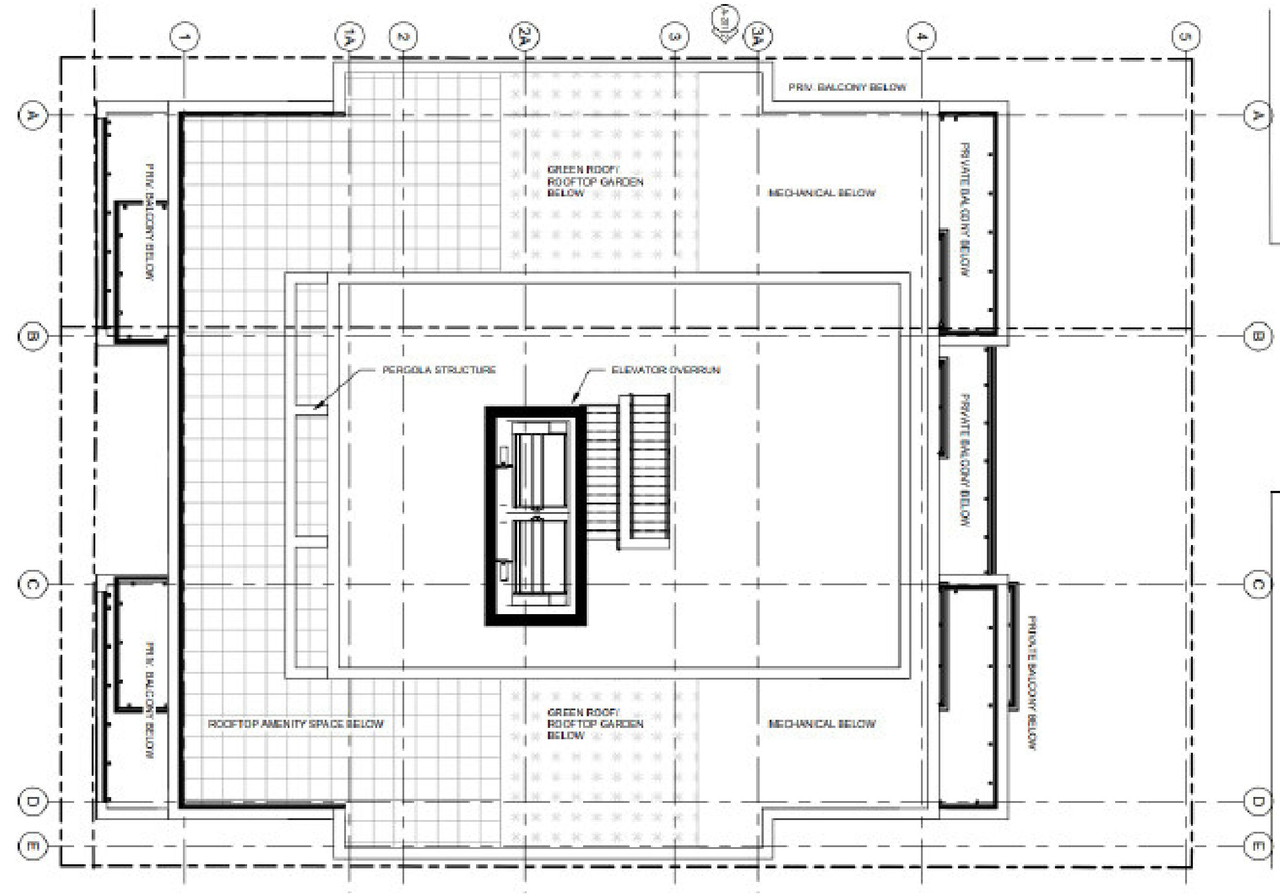 Floor plan for project from page 43 of the file '2025-04-24 - Design Brief - D07-12-25-0053'