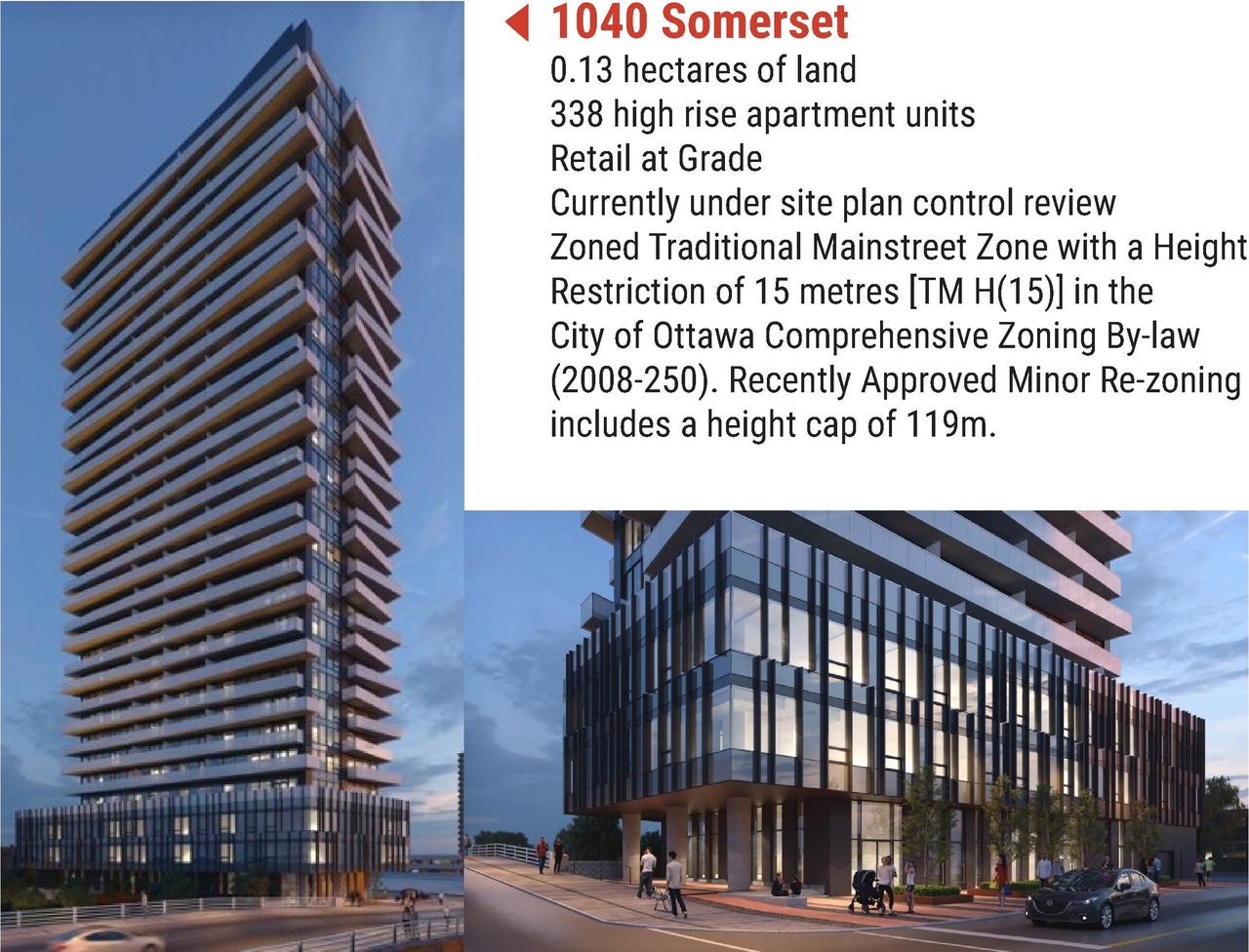 Rendering of building from page 10 of the file '2025-04-30 - Urban Design Review Panel Report - D07-12-25-0060'