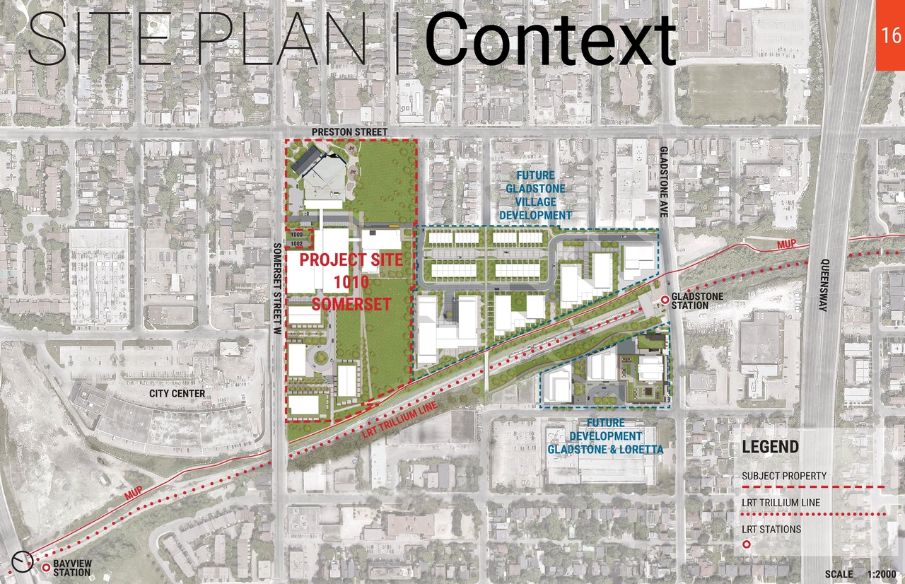 Construction site plan for project from page 20 of the file '2025-04-30 - Urban Design Review Panel Report - D07-12-25-0060'