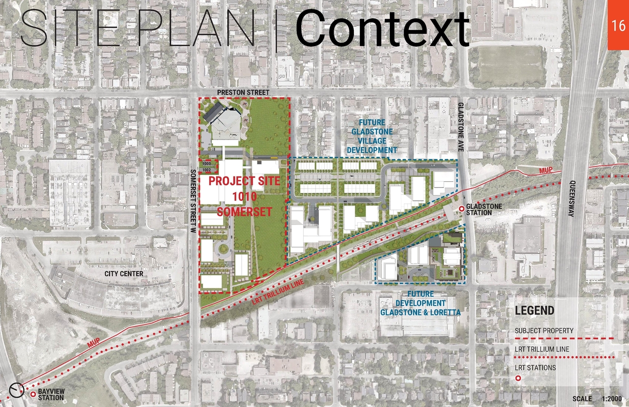 Construction site plan for project from page 20 of the file '2025-04-30 - Urban Design Review Panel Report - D07-12-25-0060'