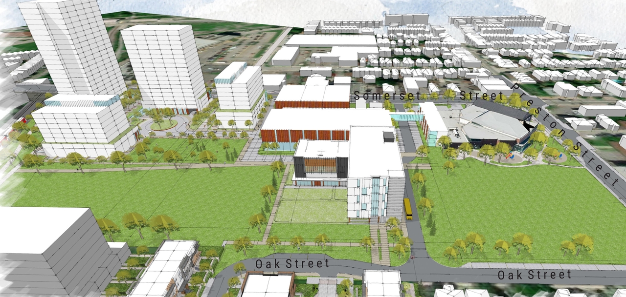 Rendering of building from page 42 of the file '2025-04-30 - Urban Design Review Panel Report - D07-12-25-0060'