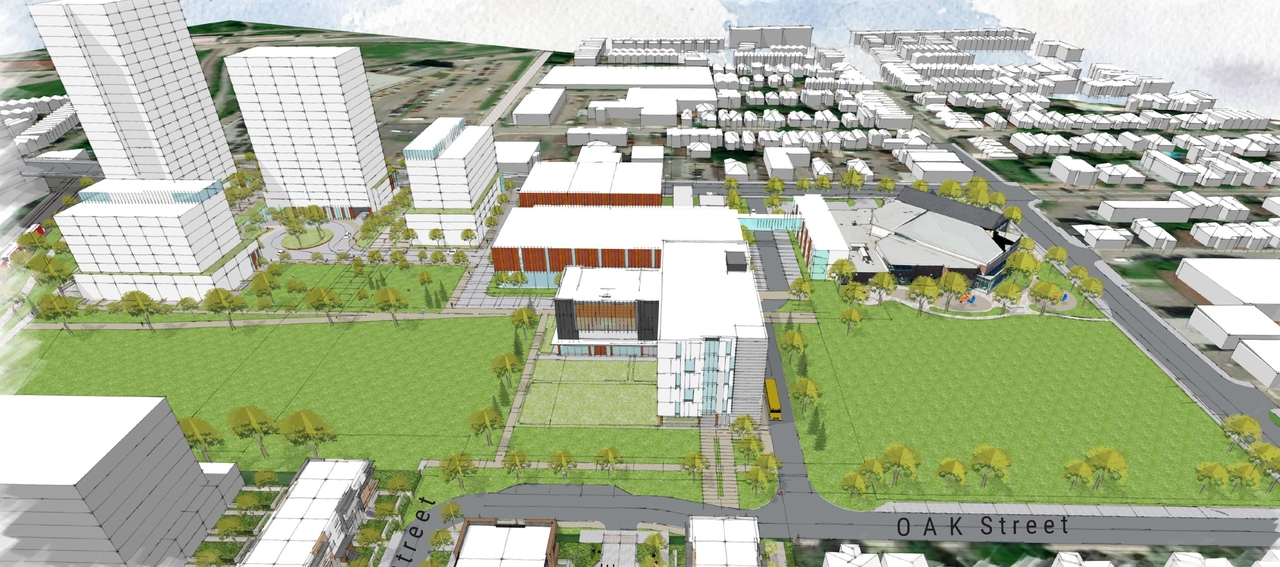 Rendering of building from page 48 of the file '2025-04-30 - Urban Design Review Panel Report - D07-12-25-0060'