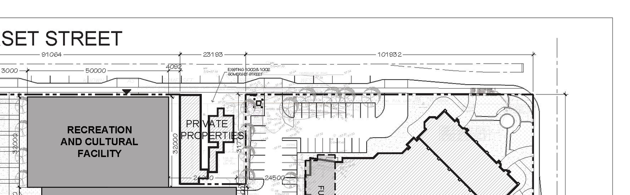 Construction site plan for project from page 88 of the file '2025-04-30 - Urban Design Review Panel Report - D07-12-25-0060'