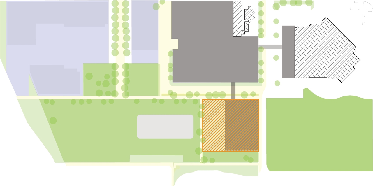 Construction site plan for project from page 53 of the file '2025-04-30 - Urban Design Brief - D07-12-25-0060'