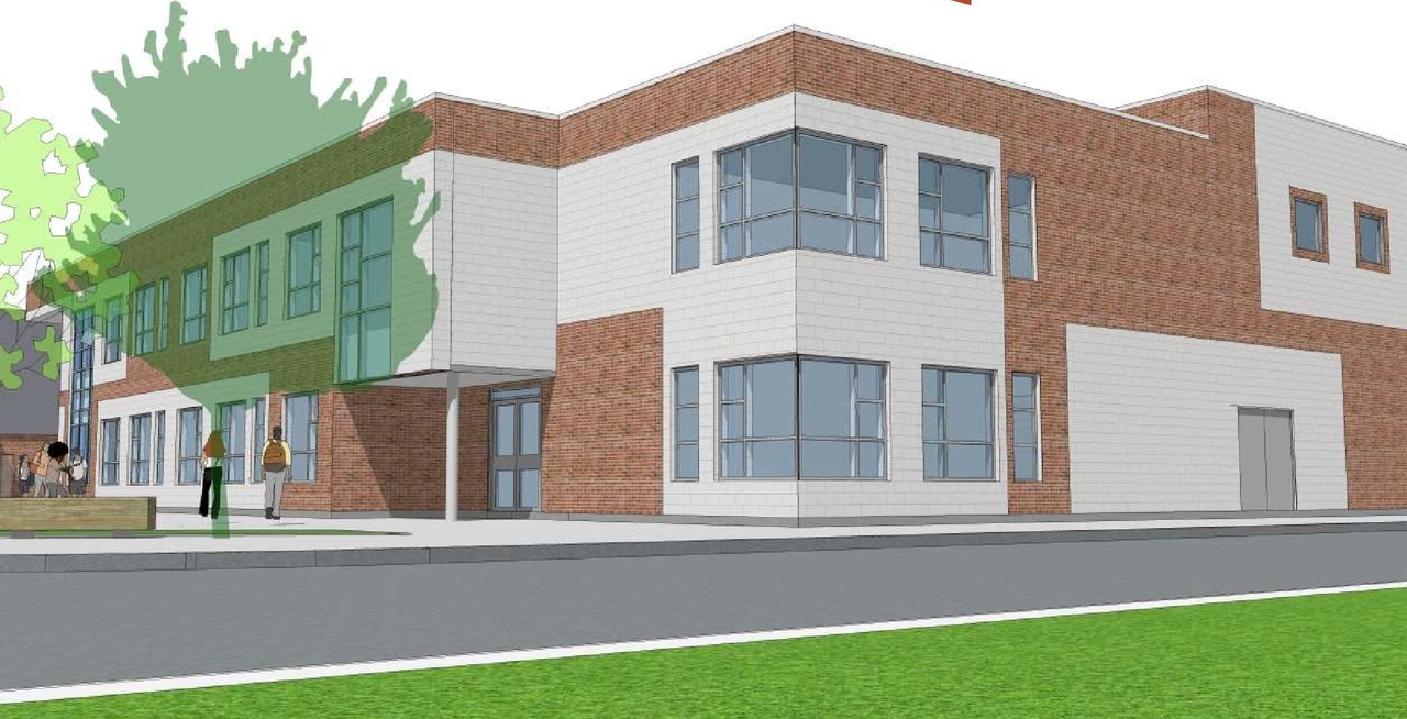 Rendering of building from page 1 of the file '2025-05-05 - Urban Design Brief - D07-12-25-0062'