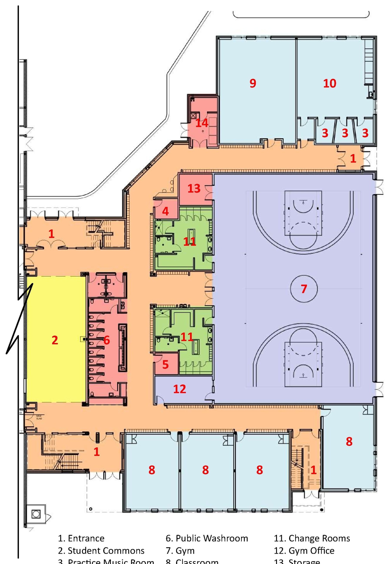 Floor plan for project from page 16 of the file '2025-05-05 - Urban Design Brief - D07-12-25-0062'