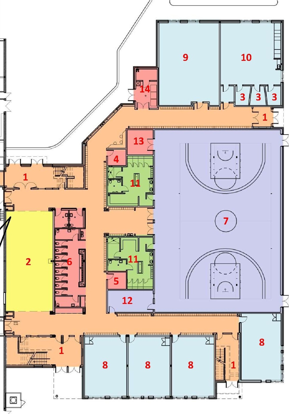 Floor plan for project from page 16 of the file '2025-05-05 - Urban Design Brief - D07-12-25-0062'