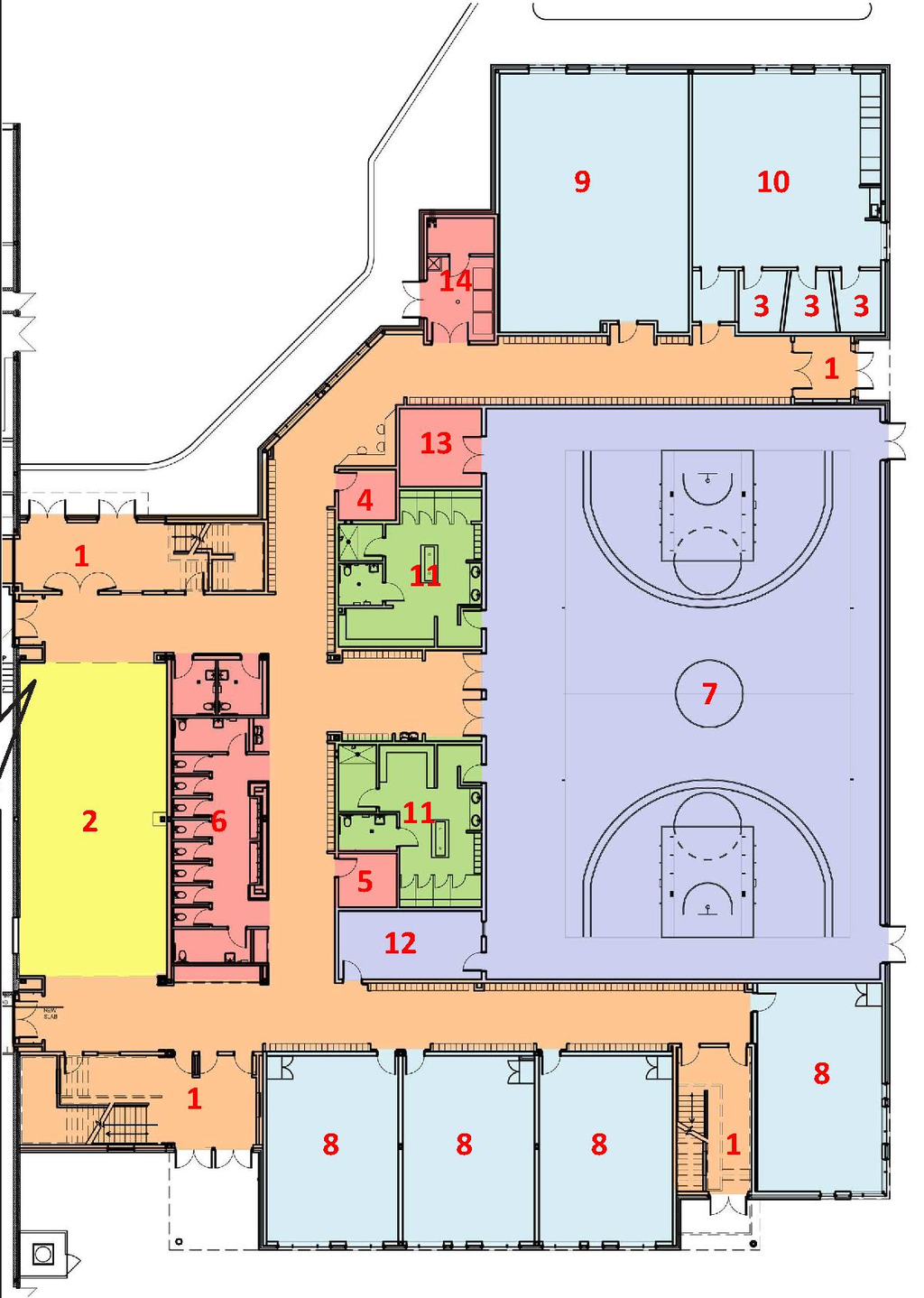 Floor plan for project from page 16 of the file '2025-09-01 - Urban Design Brief - D07-12-25-0062'