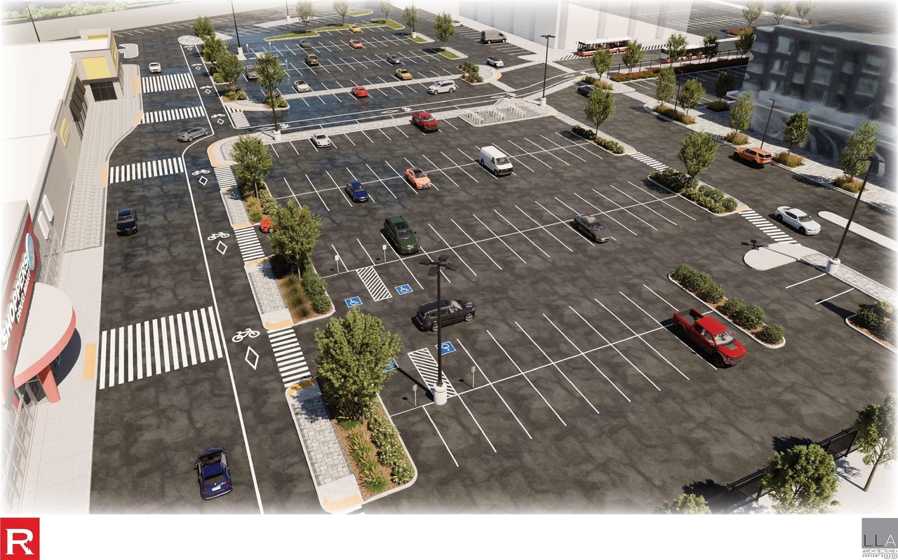 Rendering of building from page 3 of the file '2025-05-13 - Urban Design Concept - D07-12-25-0064'