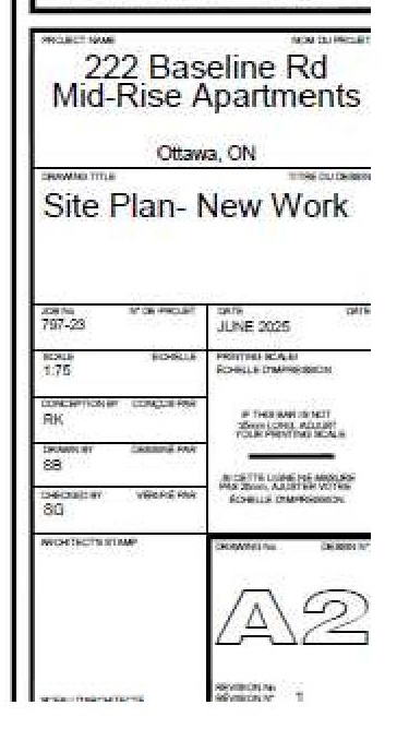 Construction site plan for project from page 19 of the file '2025-11-12 - Cover Letter - Public Consultation Strategy and Urban Design Brief - D07-12-25-0065'