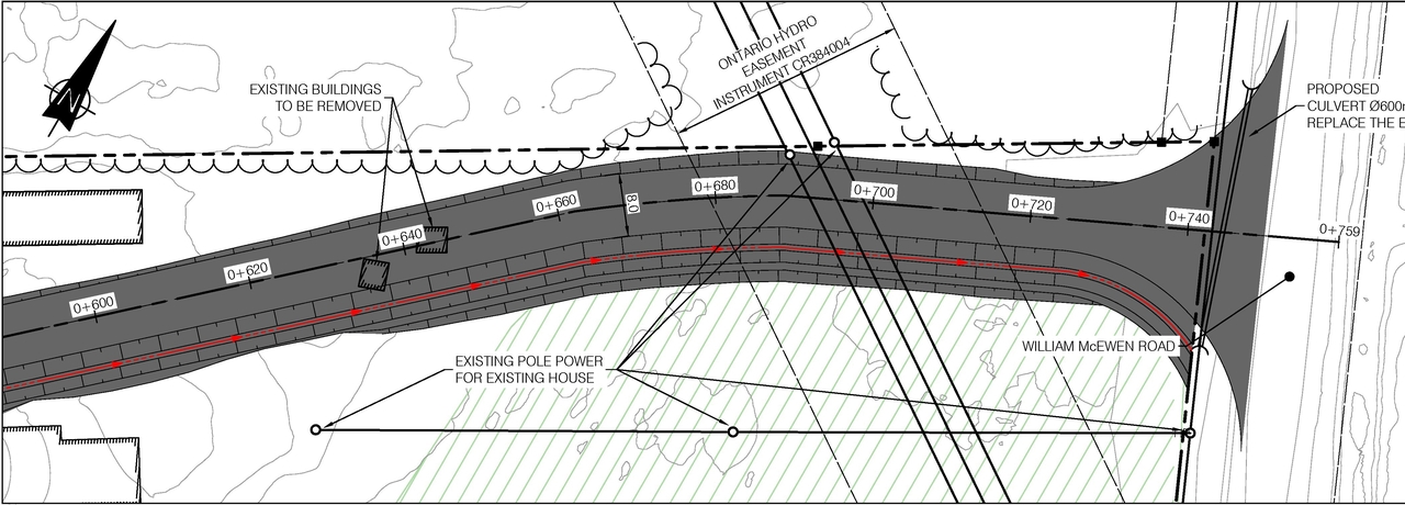 Construction site plan for project from page 1 of the file '2025-05-16 - Plan View Sections 2 - D07-12-25-0067'