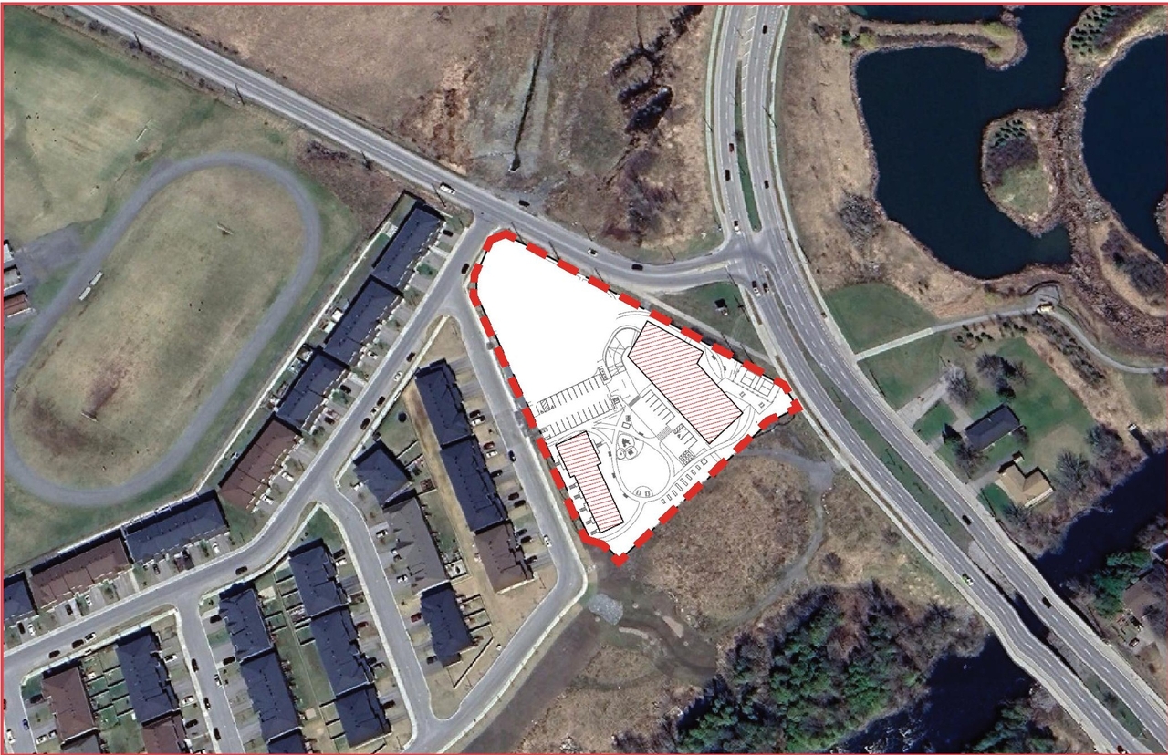 Construction site plan for project from page 39 of the file '2025-05-27 - Urban Design Brief - D07-12-25-0071'