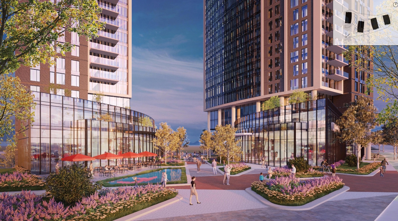 Rendering of building from page 67 of the file '2025-06-02 - Design Brief - D07-12-25-0073'