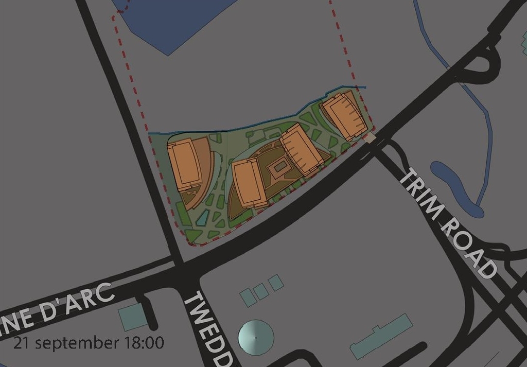 Construction site plan for project from page 88 of the file '2026-03-23 - SPA Design Brief - D07-12-25-0073'