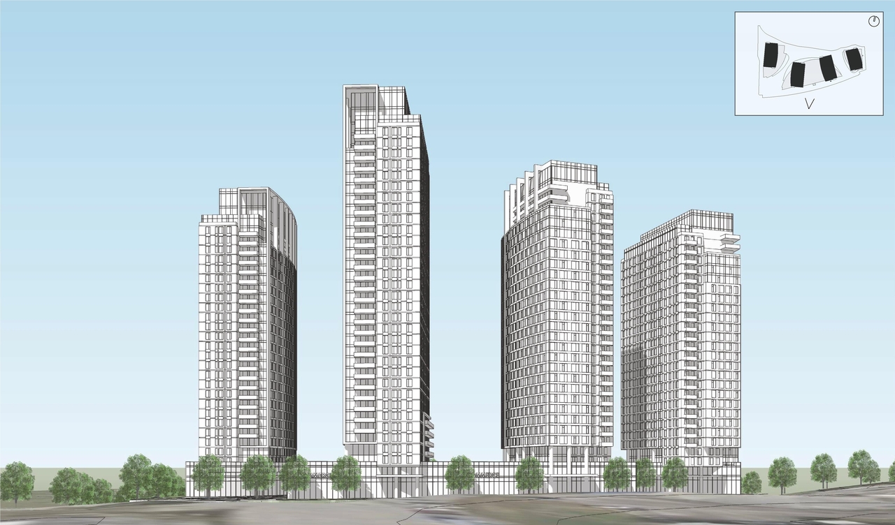 Rendering of building from page 31 of the file '2025-10-07 - Design Brief - D07-12-25-0073'