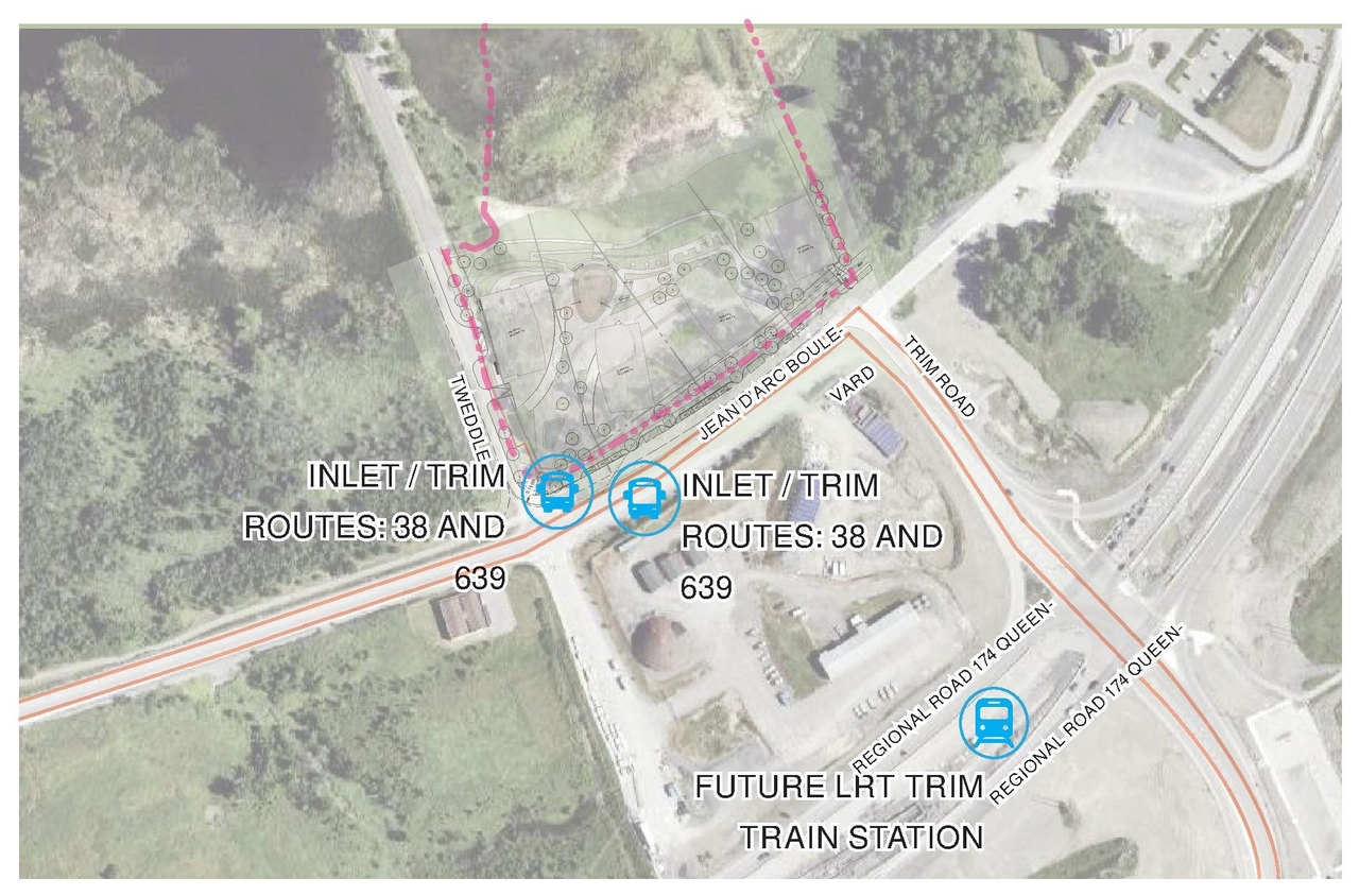 Construction site plan for project from page 34 of the file '2025-10-07 - Design Brief - D07-12-25-0073'