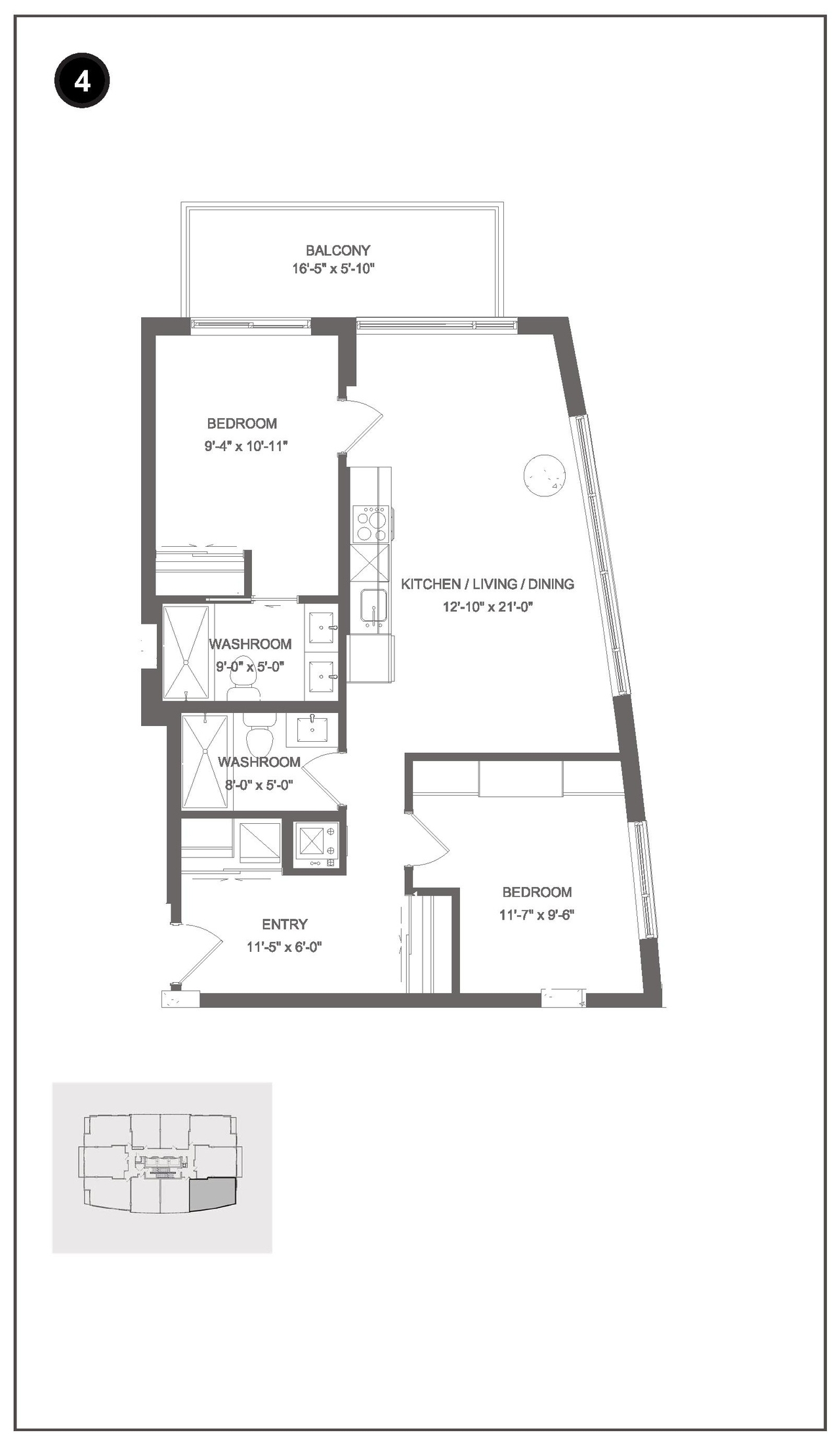 Floor plan for project from page 56 of the file '2025-10-07 - Design Brief - D07-12-25-0073'