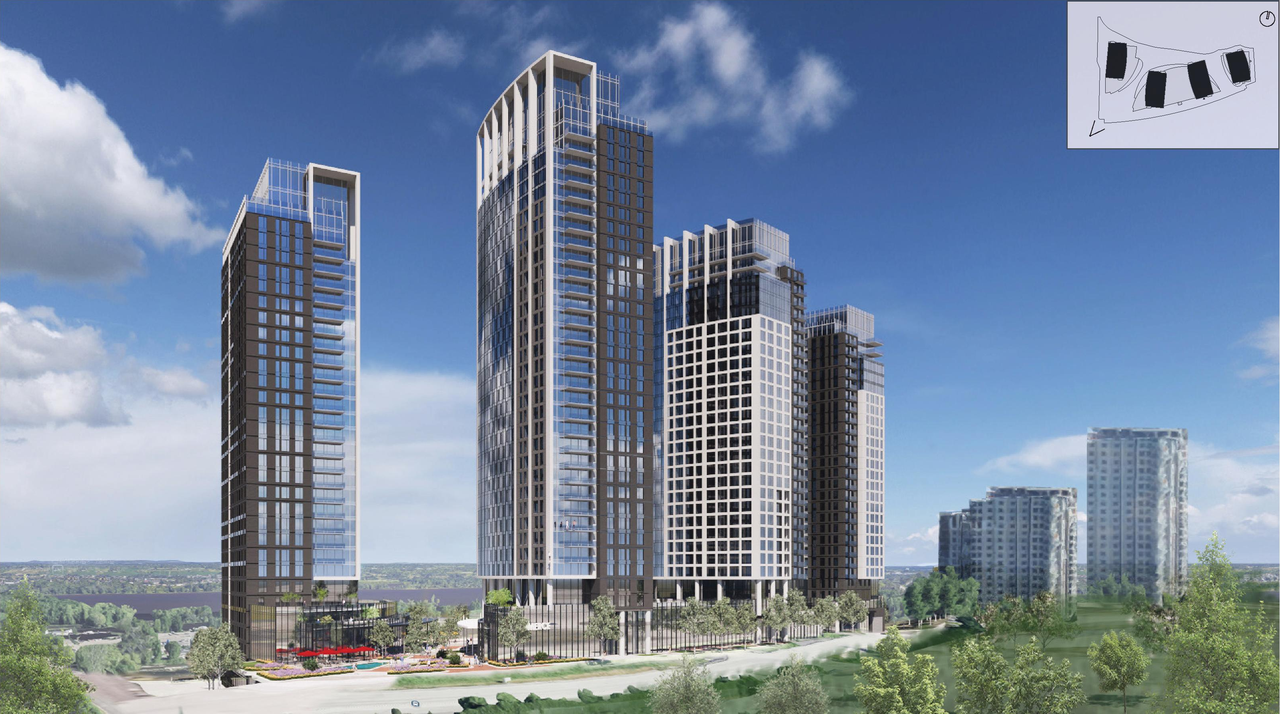 Rendering of building from page 72 of the file '2025-10-07 - Design Brief - D07-12-25-0073'