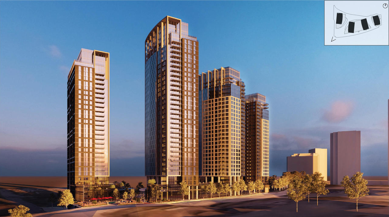 Rendering of building from page 73 of the file '2025-10-07 - Design Brief - D07-12-25-0073'