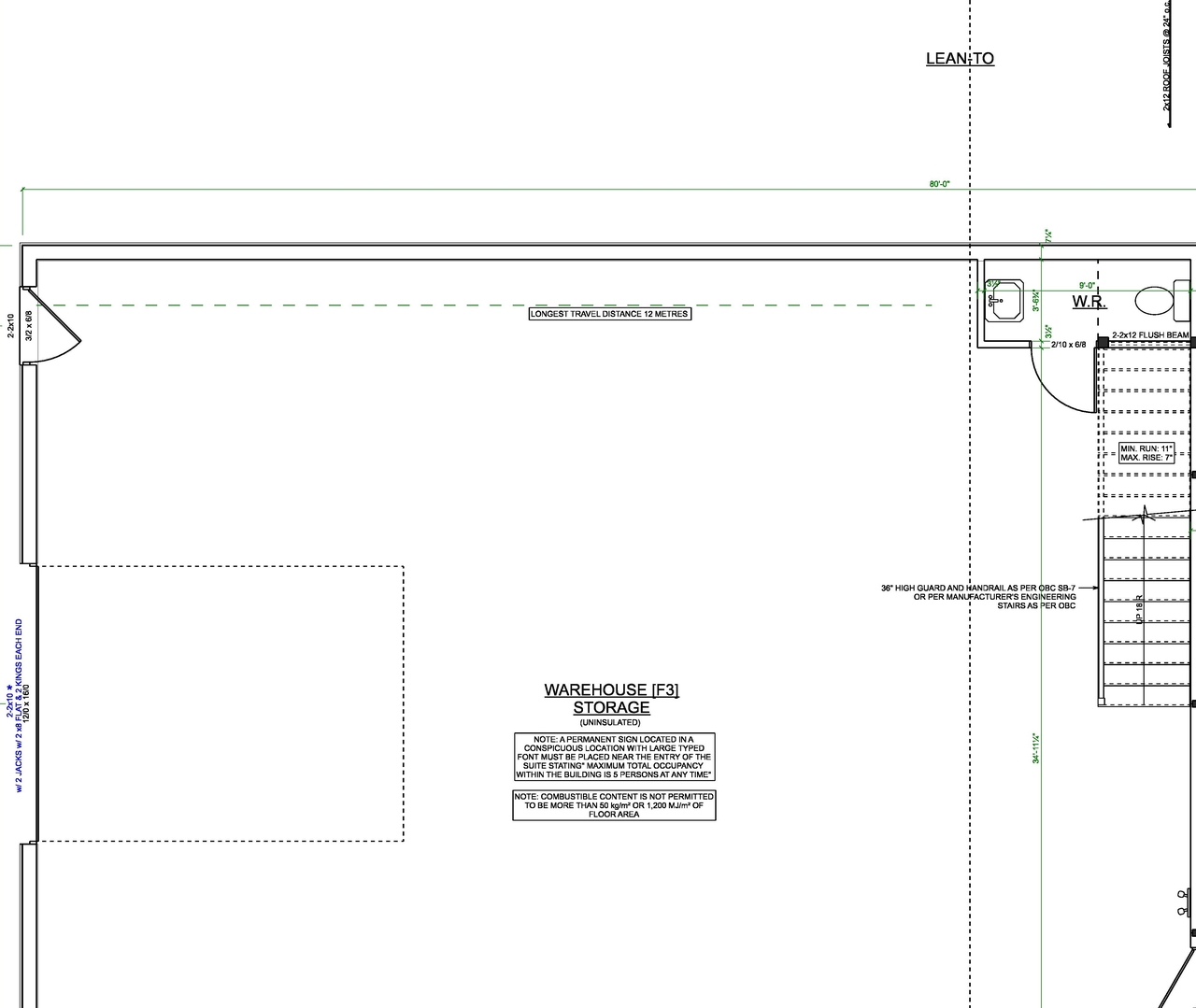 Construction site plan for project from page 2 of the file '2025-06-06 - Building Plans, Floor Plans & Elevations - D07-12-25-0077'