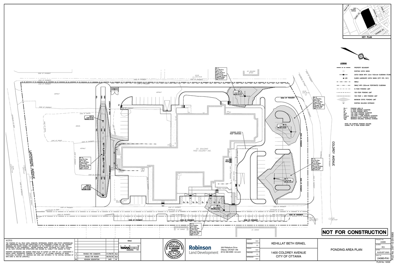 Construction site plan for project from page 3 of the file '2025-08-28 - Design Drawing Set - D07-12-25-0083'