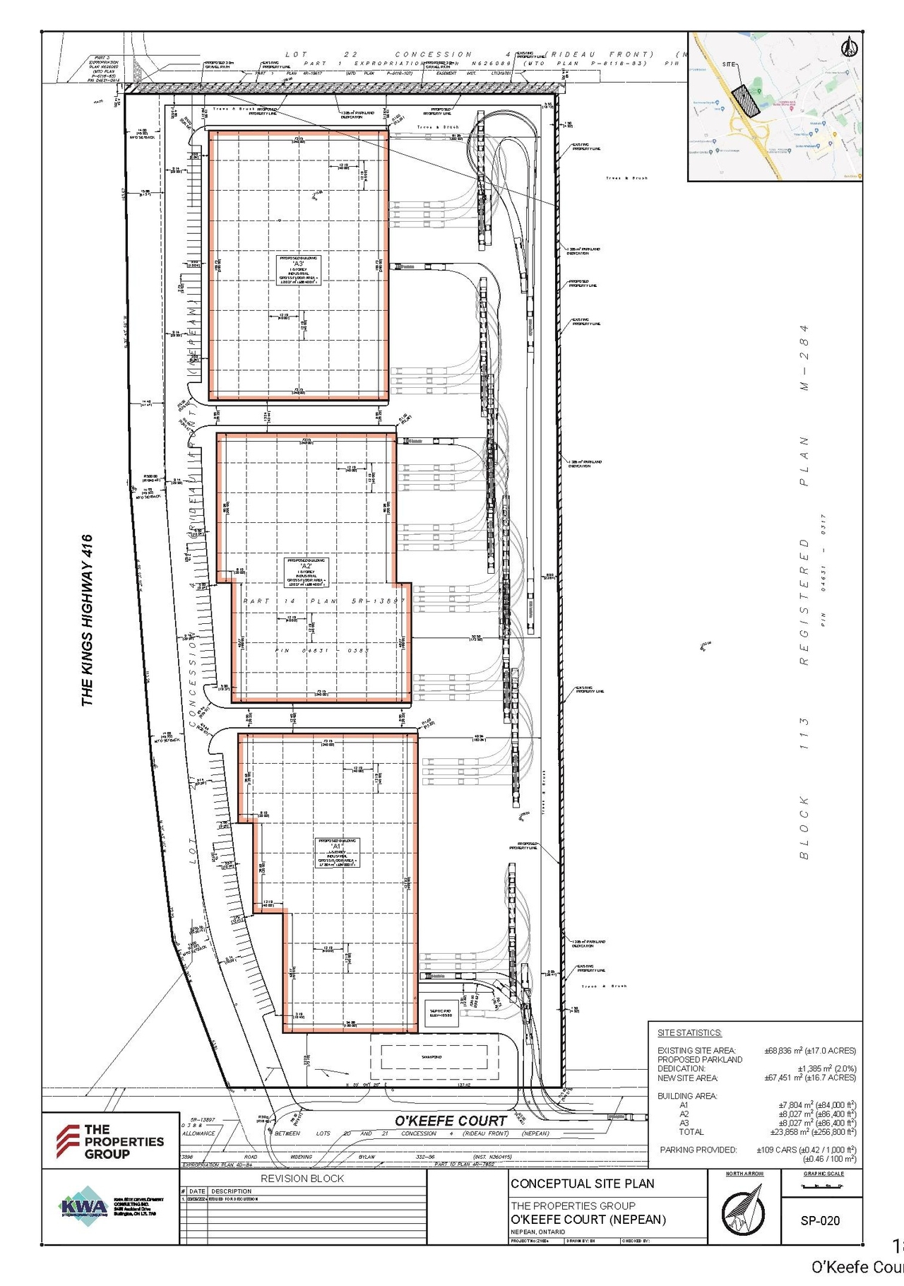 Construction site plan for project from page 18 of the file '2025-06-19 - Urban Design Brief - D07-12-25-0085'
